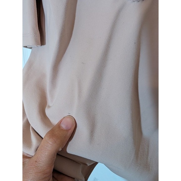 Free People Va Va Voop Bodysuit Puff Sleeve Nude‎ Beige Size XS - Picture 3 of 6
